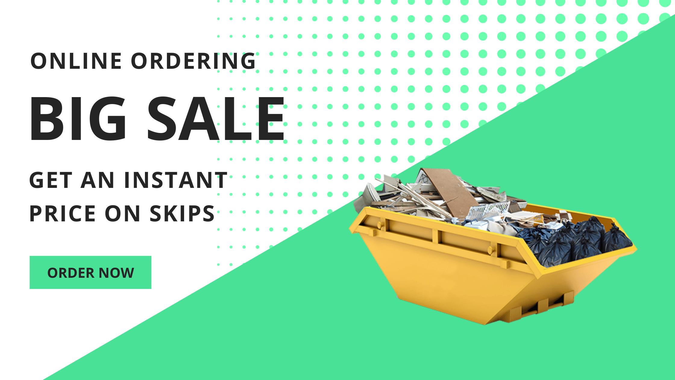 online ordering banner