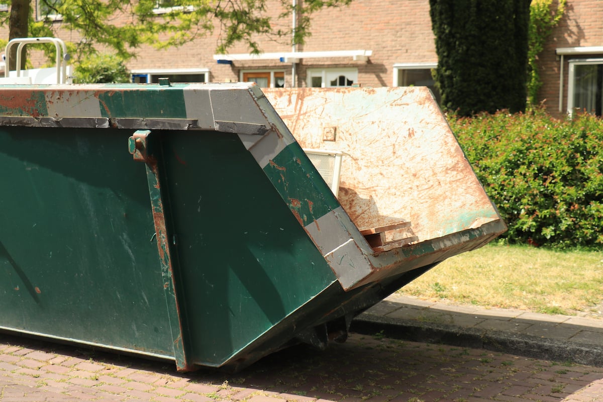 A large skip in Selby